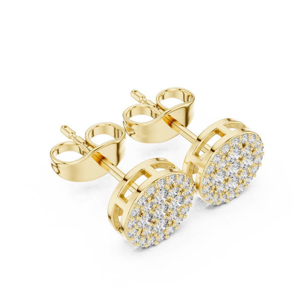 Velvet Night lab grown diamond earring design