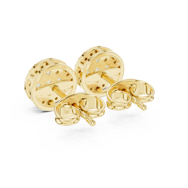 Velvet Night lab grown diamond earring design