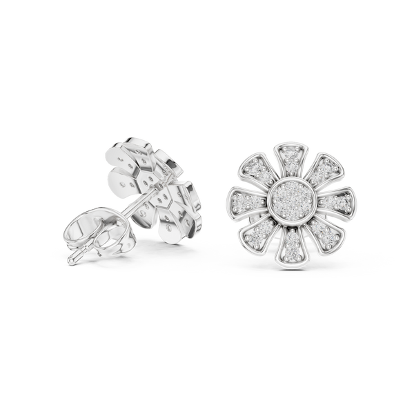 Starlit Gleam lab grown diamond earring design