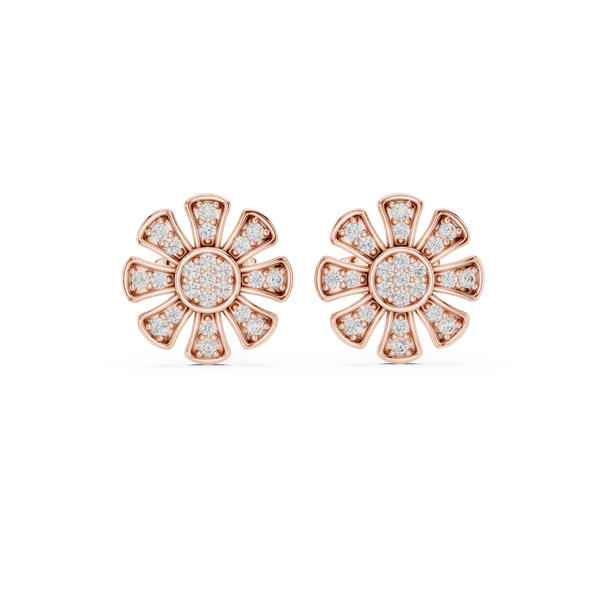 Starlit Gleam lab grown diamond earring design