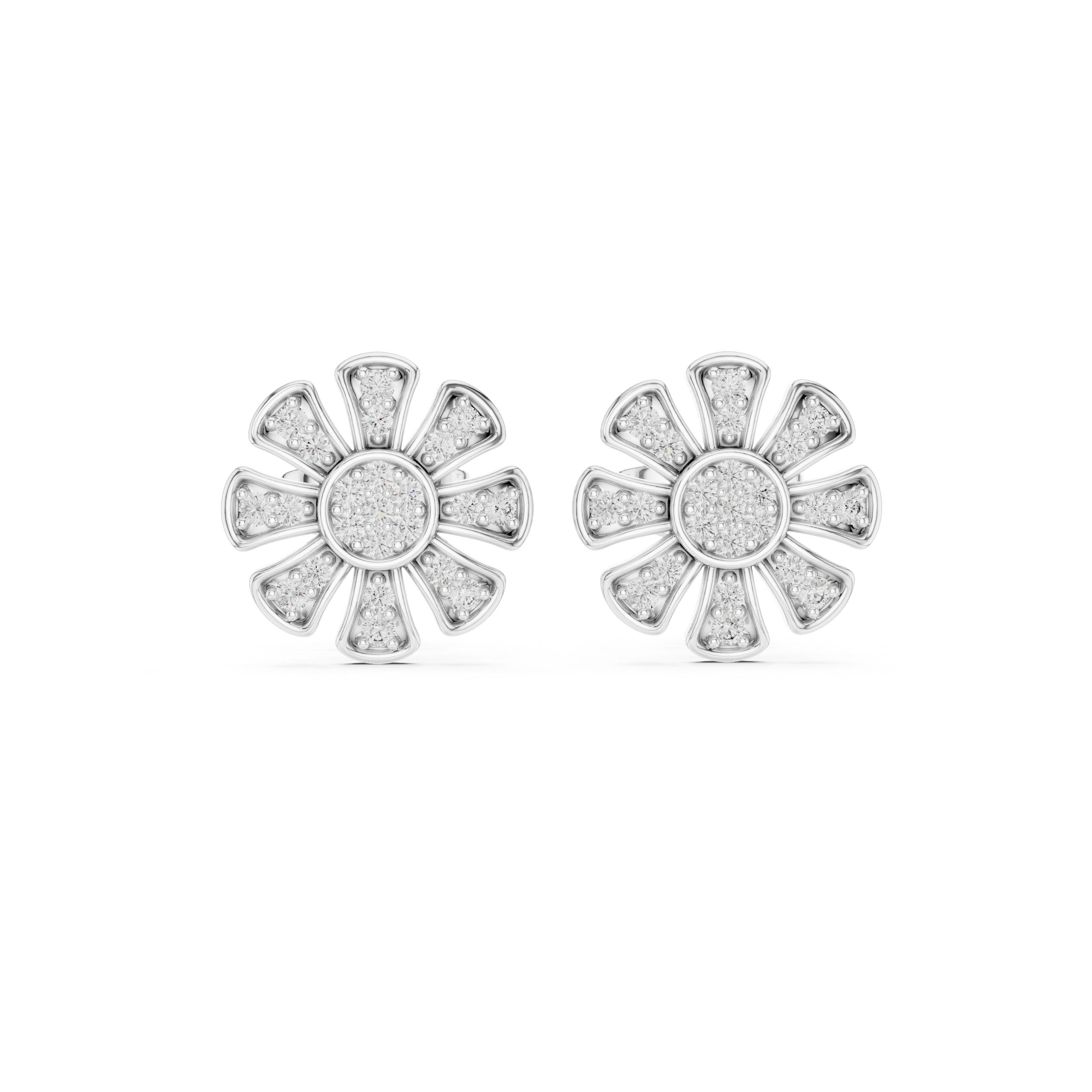 Starlit Gleam lab grown diamond earring design