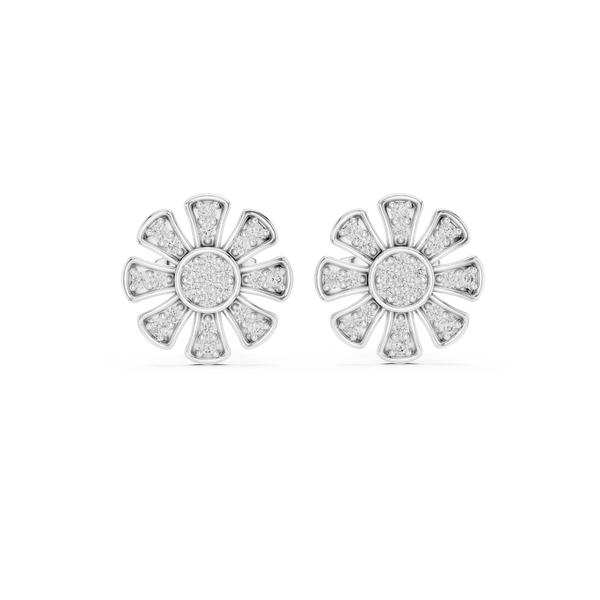 Starlit Gleam lab grown diamond earring design