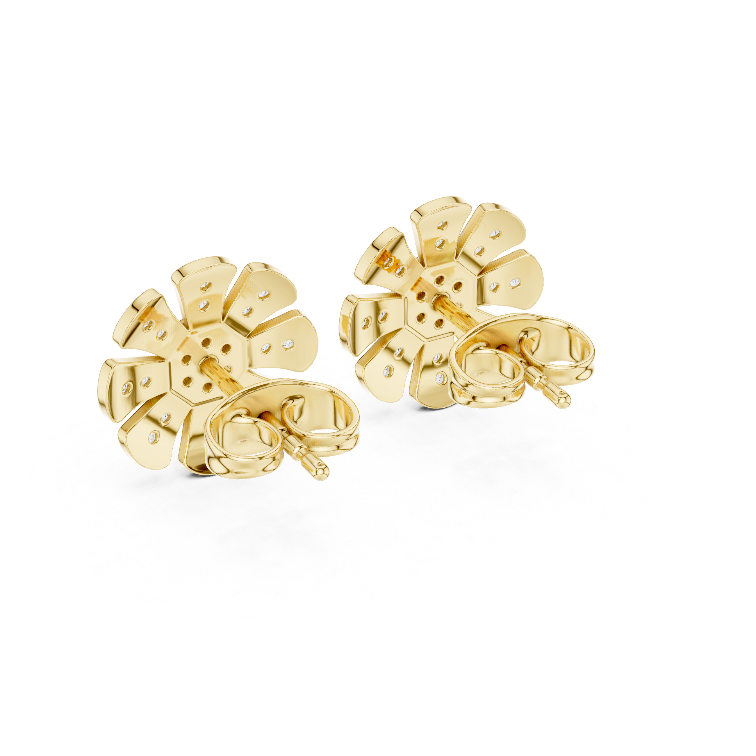 Starlit Gleam lab grown diamond earring design