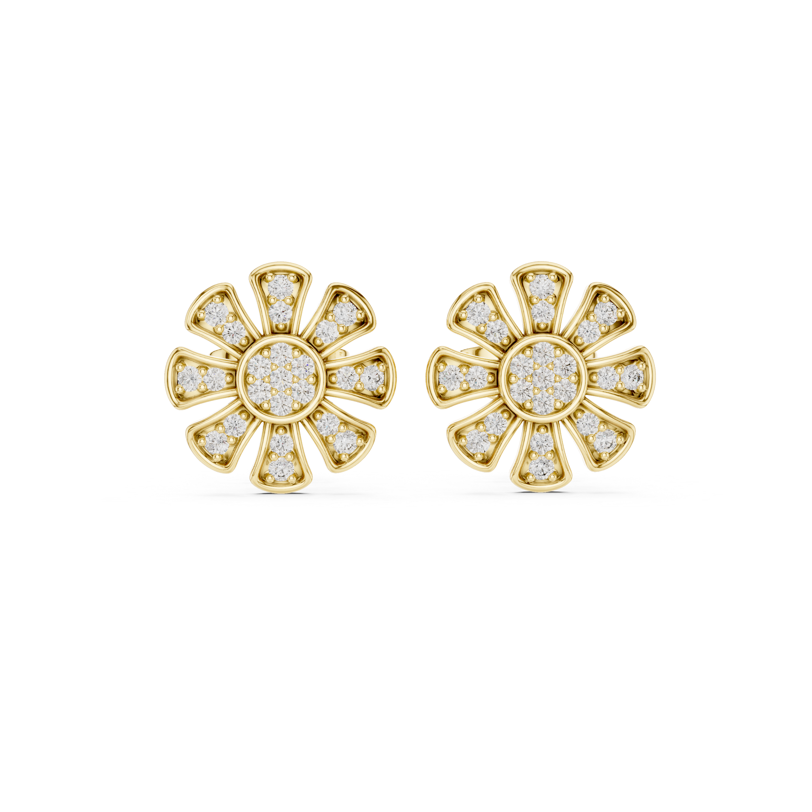 Starlit Gleam lab grown diamond earring design