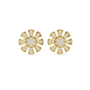 Starlit Gleam lab grown diamond earring design
