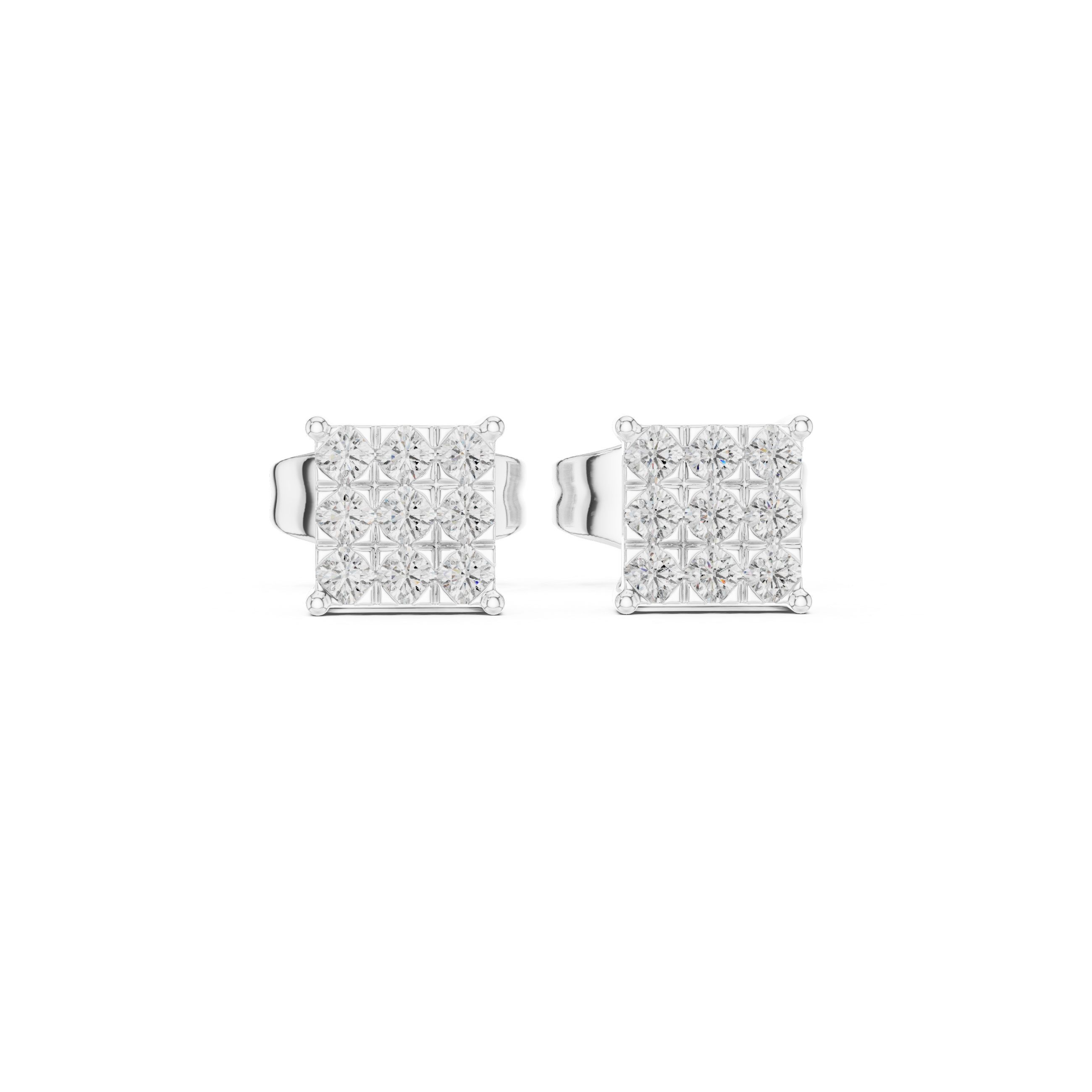 Moonlit Aura lab grown diamond earring design