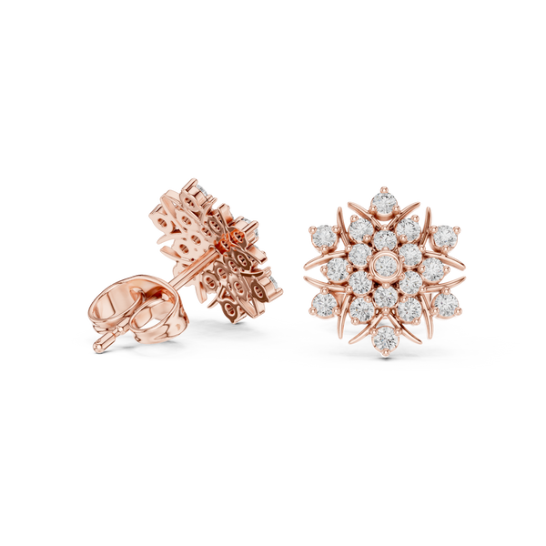 Ocean Pearl lab grown diamond earring design