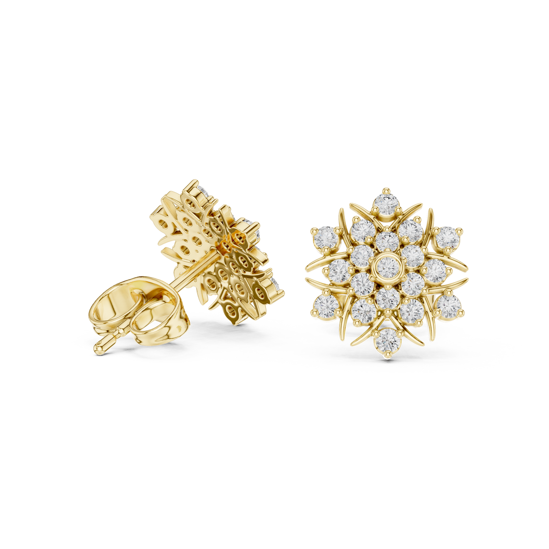 Ocean Pearl lab grown diamond earring design