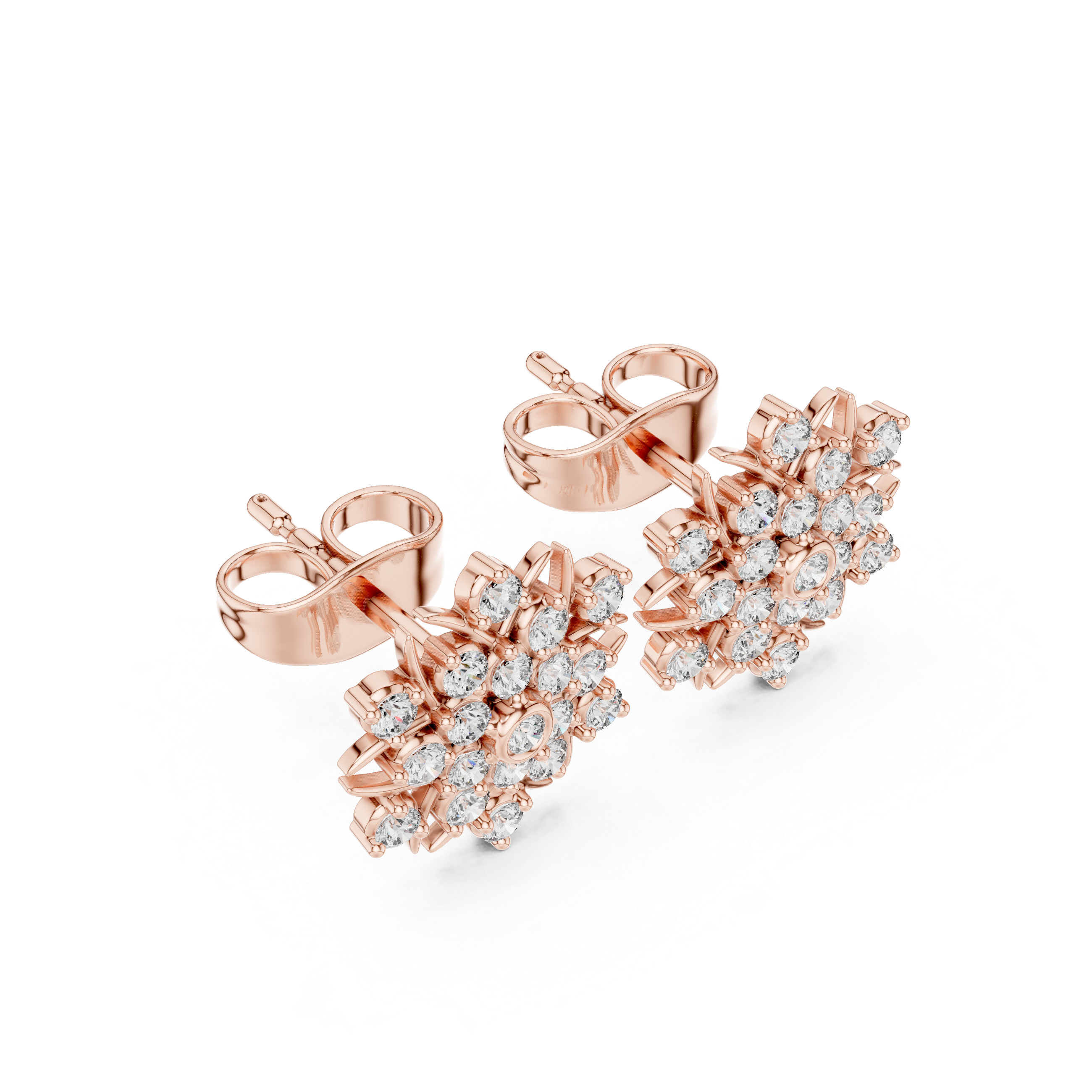 Ocean Pearl lab grown diamond earring design