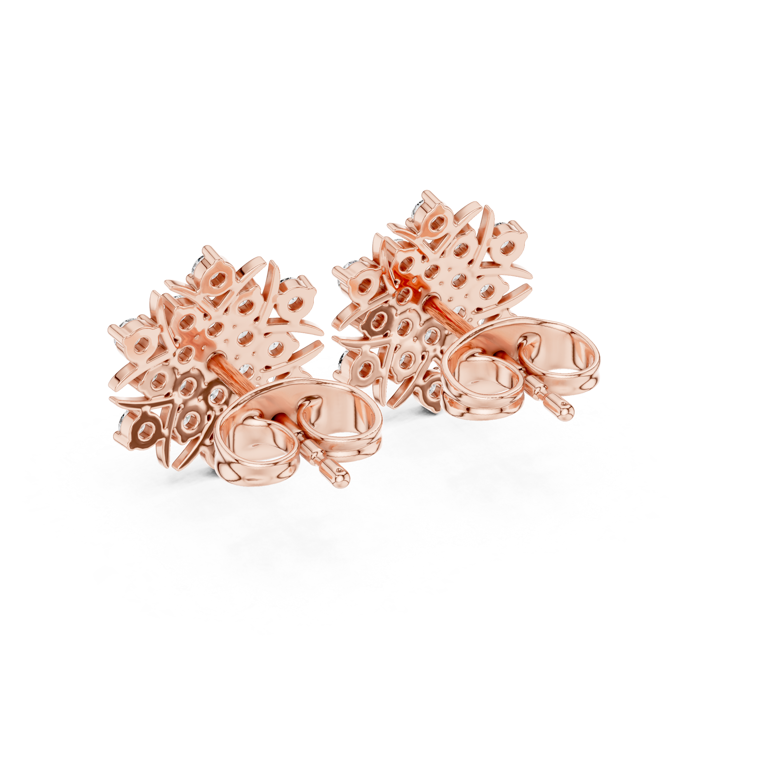 Ocean Pearl lab grown diamond earring design