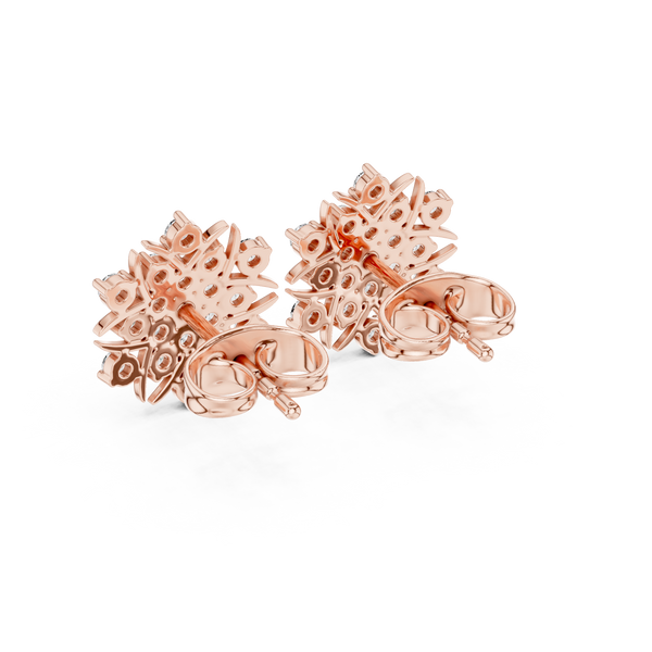 Ocean Pearl lab grown diamond earring design