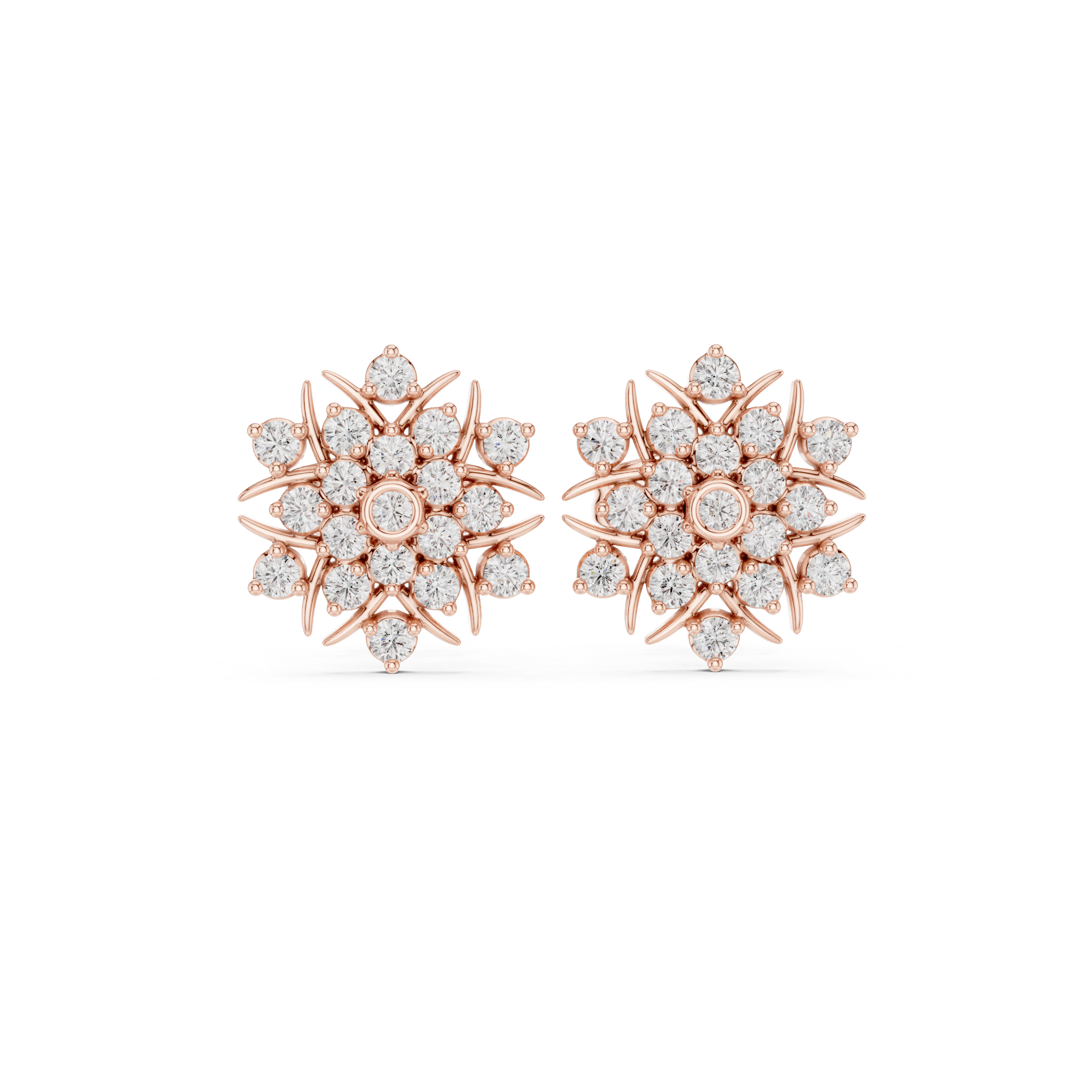 Ocean Pearl lab grown diamond earring design
