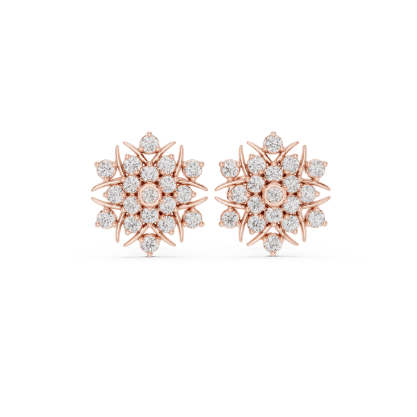 Ocean Pearl lab grown diamond earring design