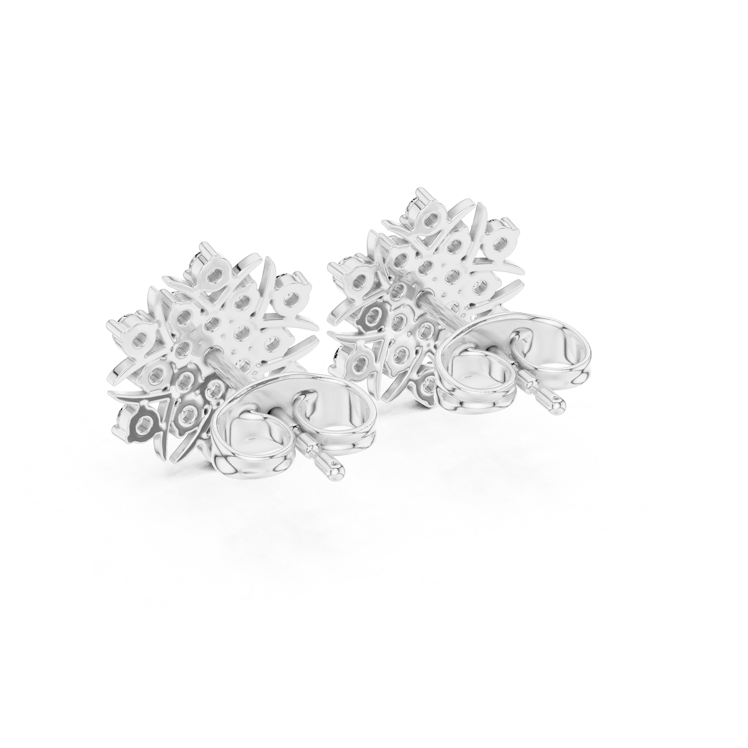 Ocean Pearl lab grown diamond earring design