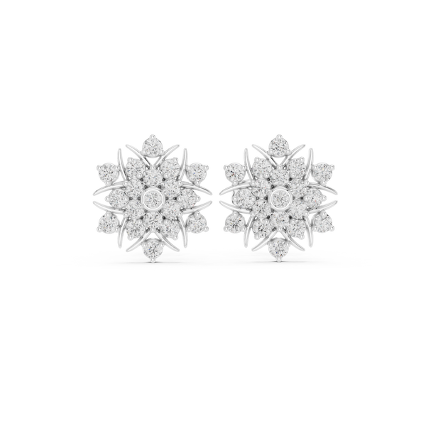 Ocean Pearl lab grown diamond earring design