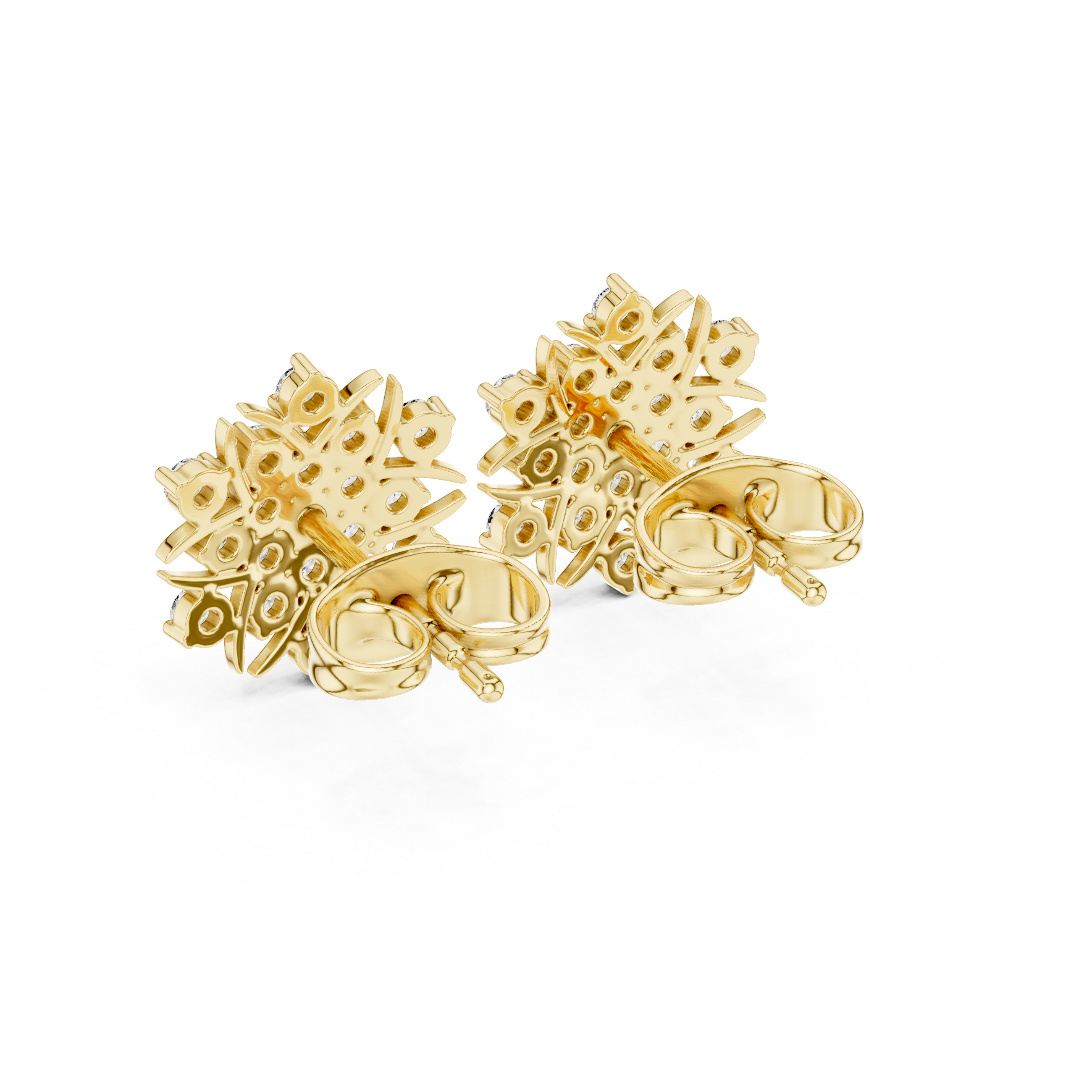 Ocean Pearl lab grown diamond earring design