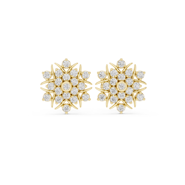 Ocean Pearl lab grown diamond earring design