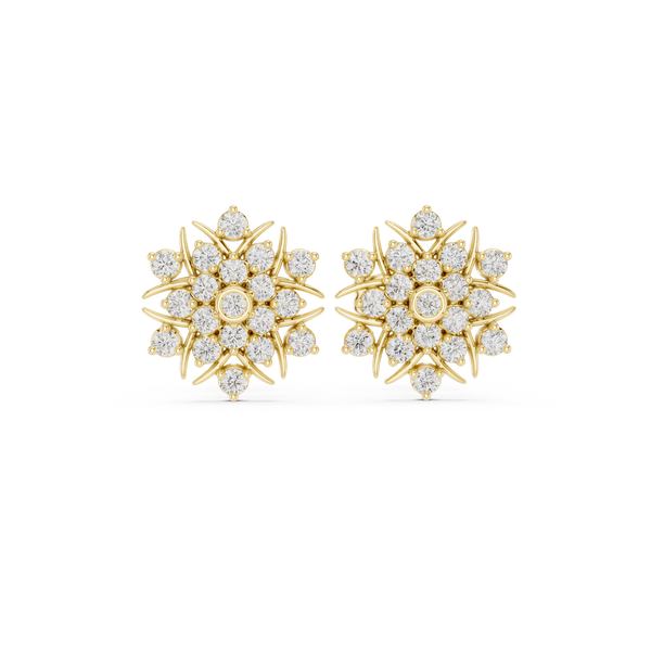 Ocean Pearl lab grown diamond earring design