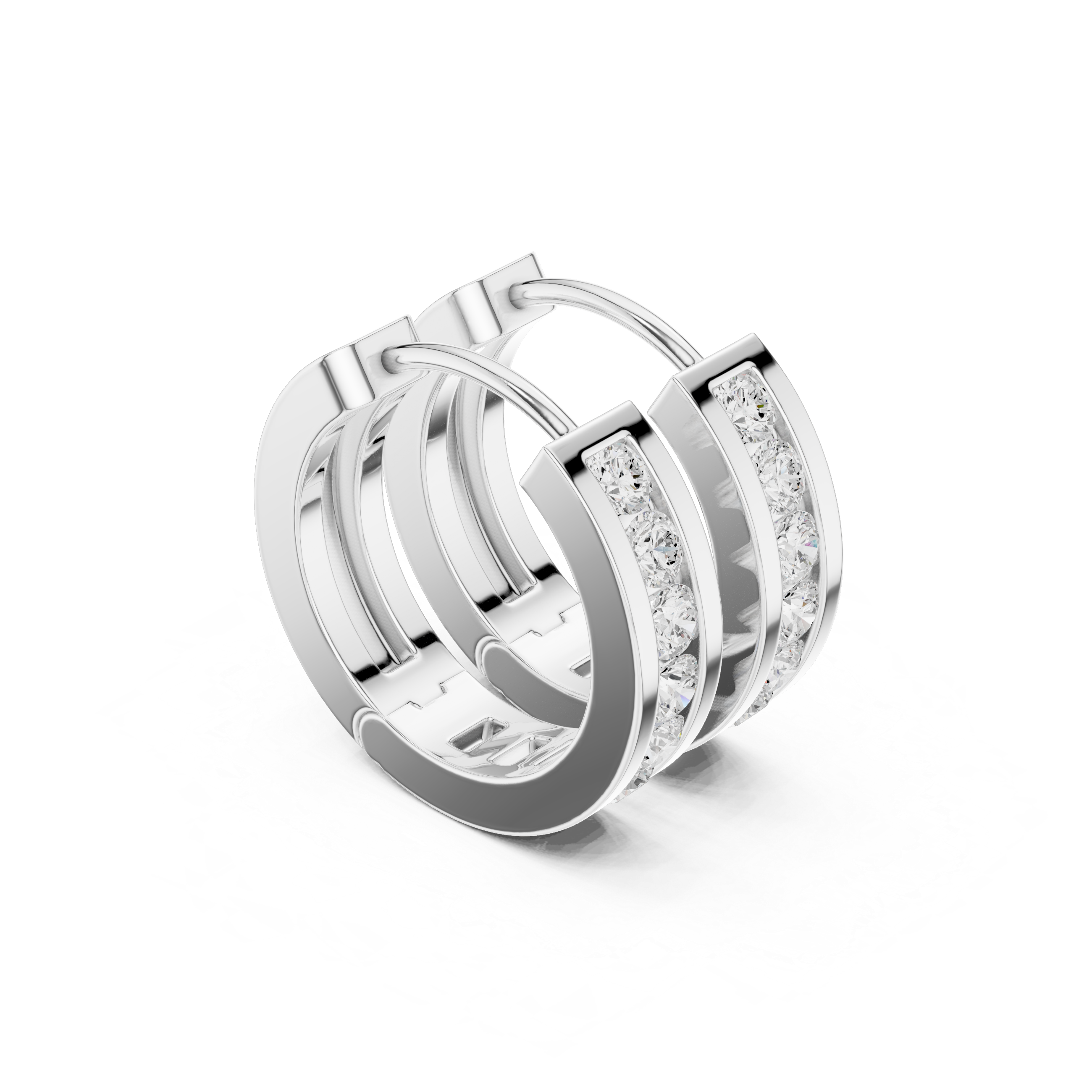 Primal Fire Lab Grown Diamond Earrings Drops