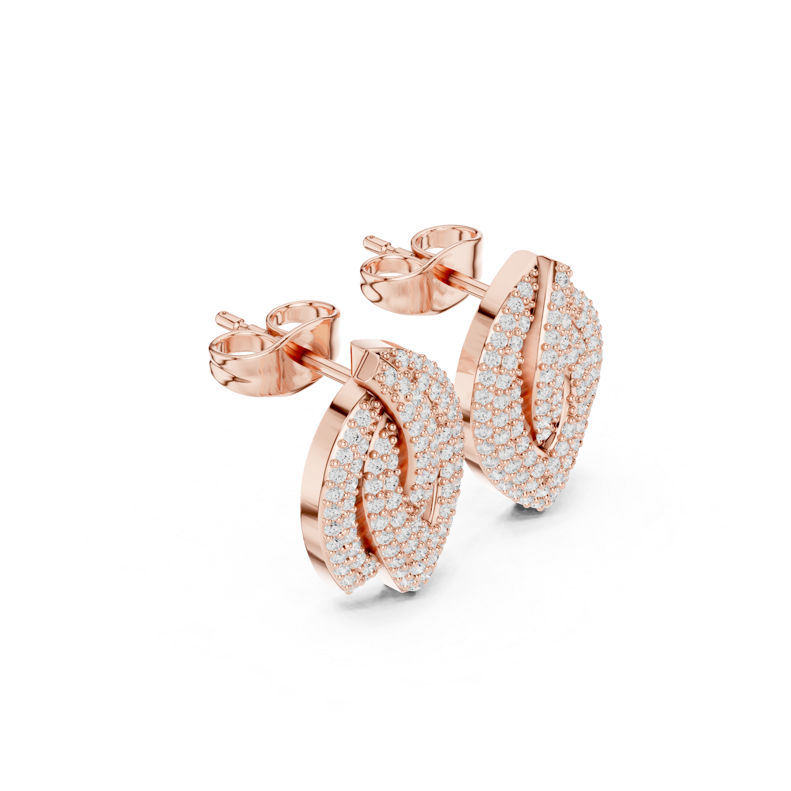 Oasis Bloom Lab Grown Diamond Earrings Pairs