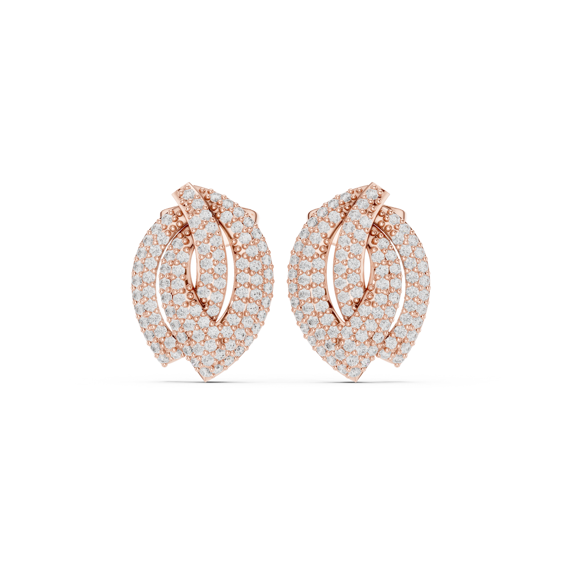 Oasis Bloom Lab Grown Diamond Earrings Pairs