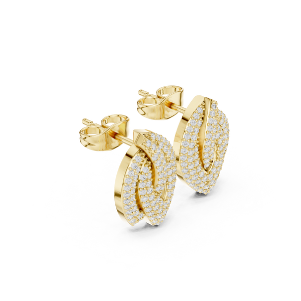 Oasis Bloom Lab Grown Diamond Earrings Pairs