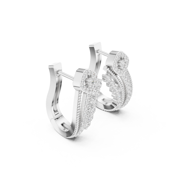 Glitz Glamour Lab Grown Diamond Earrings Accents