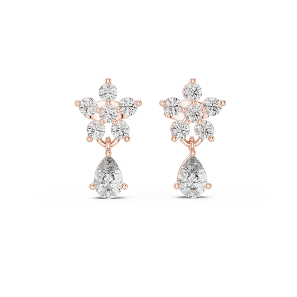 Luminous Pear 0.66ct Lab Grown Diamond Earring