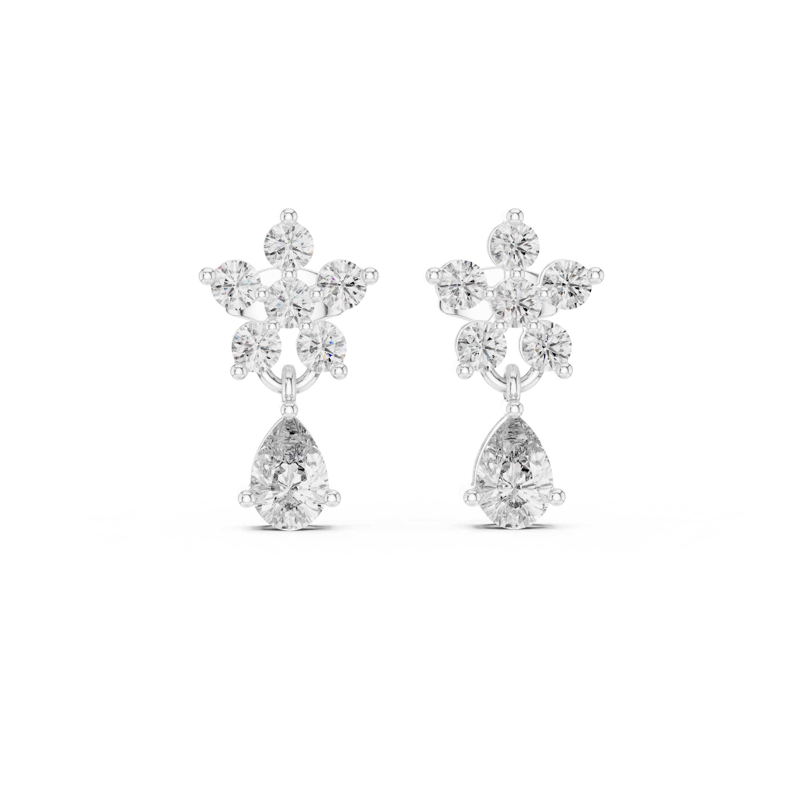 Luminous Pear 0.66ct Lab Grown Diamond Earring