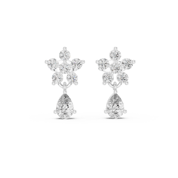 Luminous Pear 0.66ct Lab Grown Diamond Earring