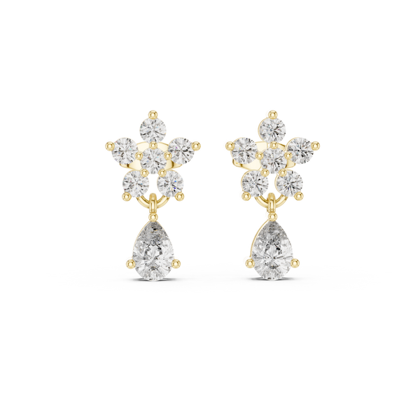 Luminous Pear 0.66ct Lab Grown Diamond Earring
