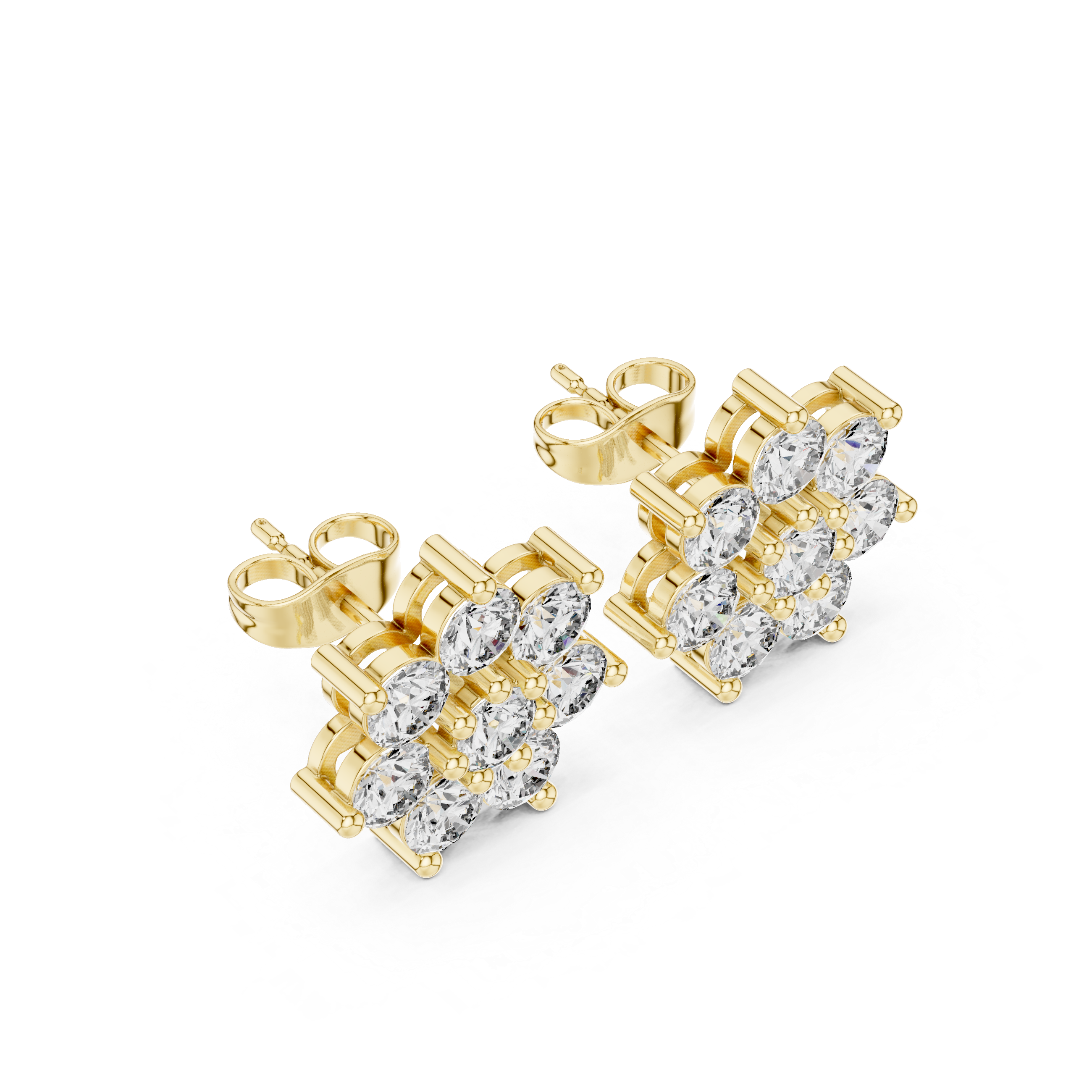Bold 2.64ct Lab Grown Diamond Earring