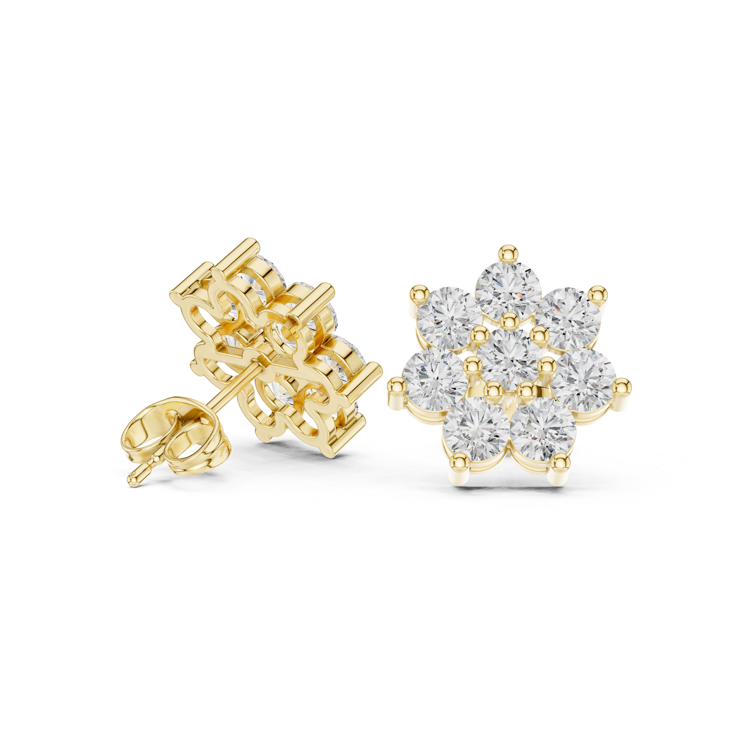 Bold 2.64ct Lab Grown Diamond Earring