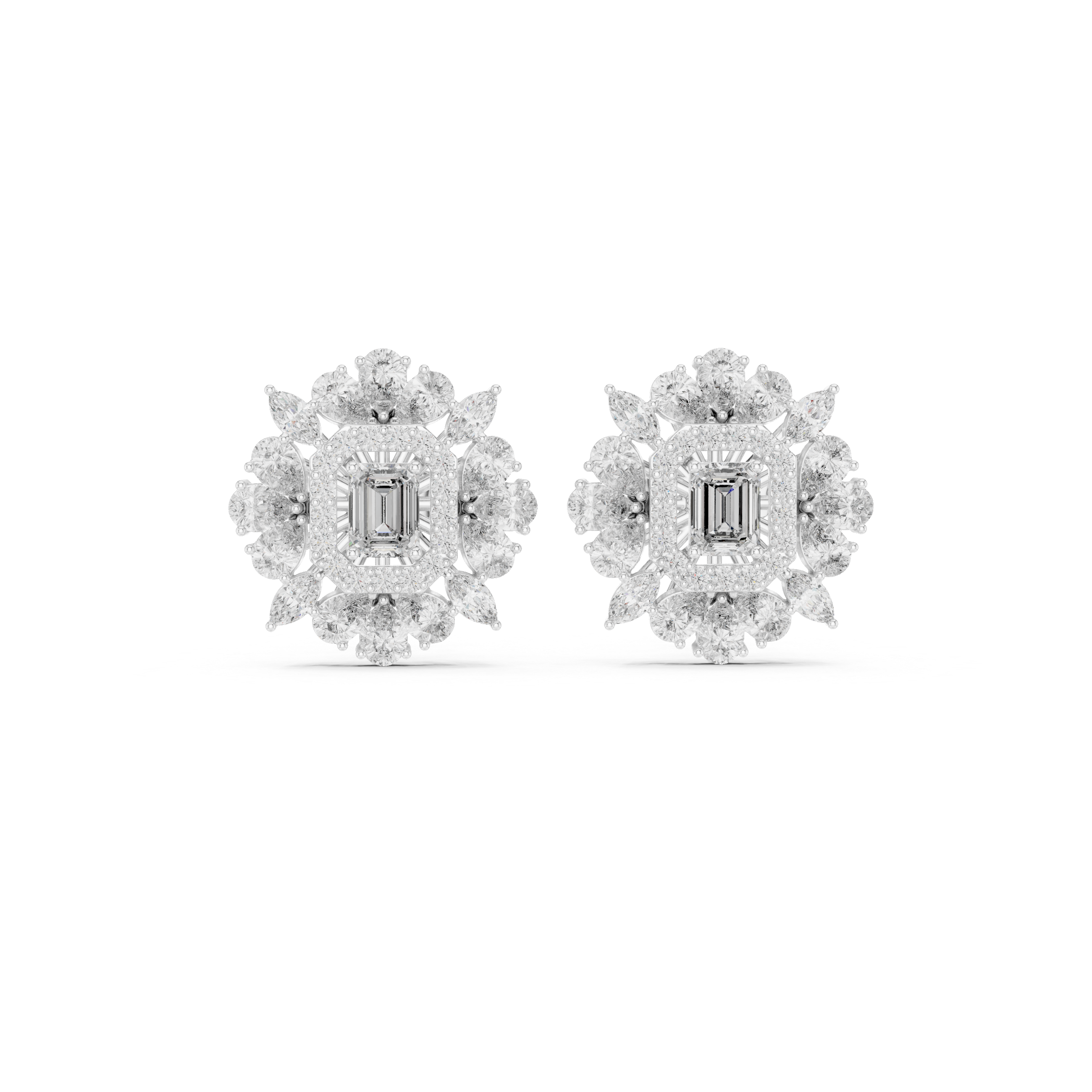 Exquisite Mixed-Cut Diamond Bracelets