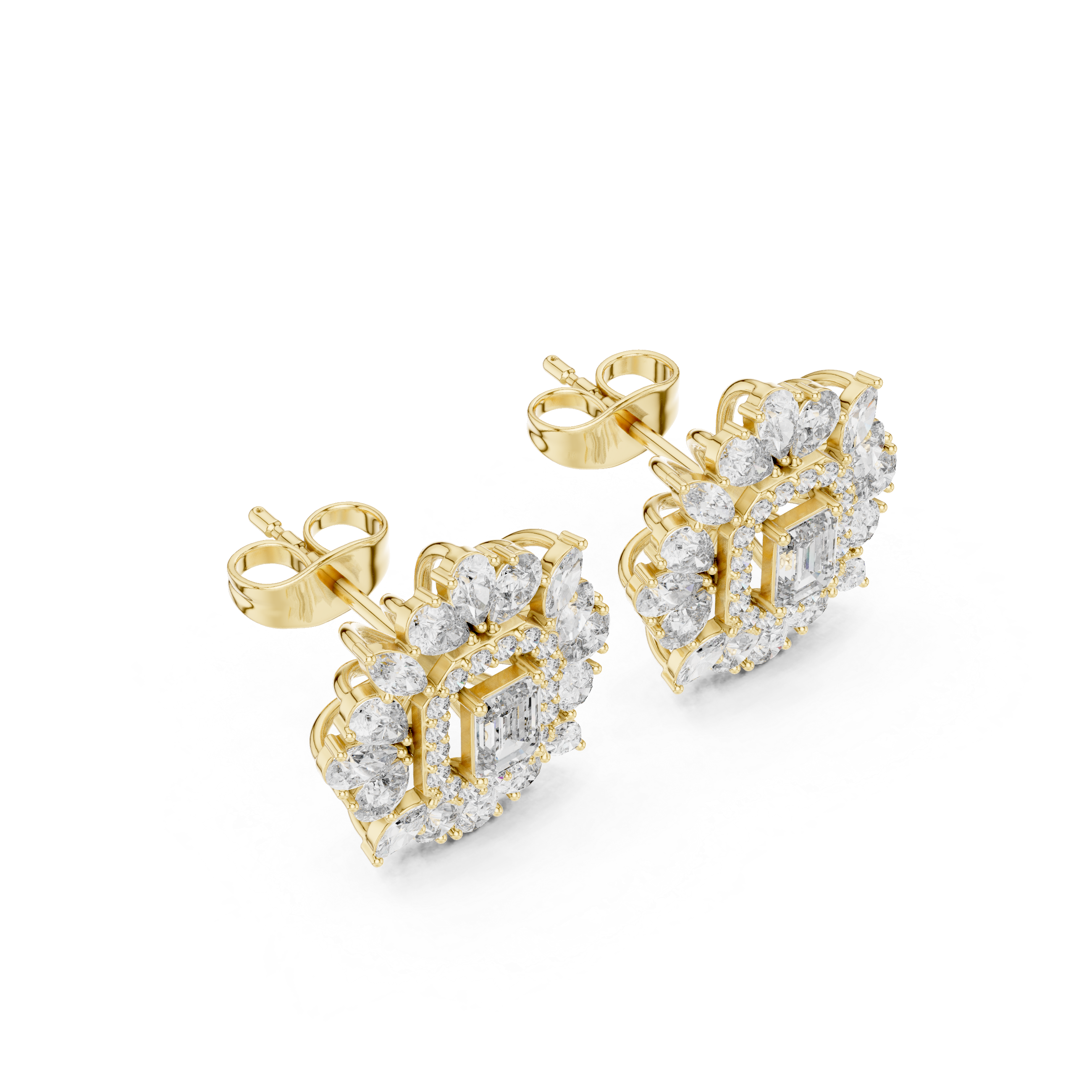 Exquisite Mixed-Cut Diamond Bracelets