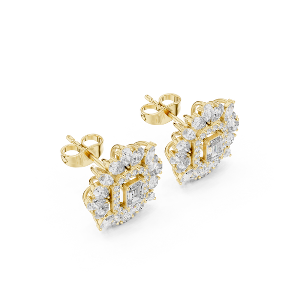 Exquisite Mixed-Cut Diamond Bracelets