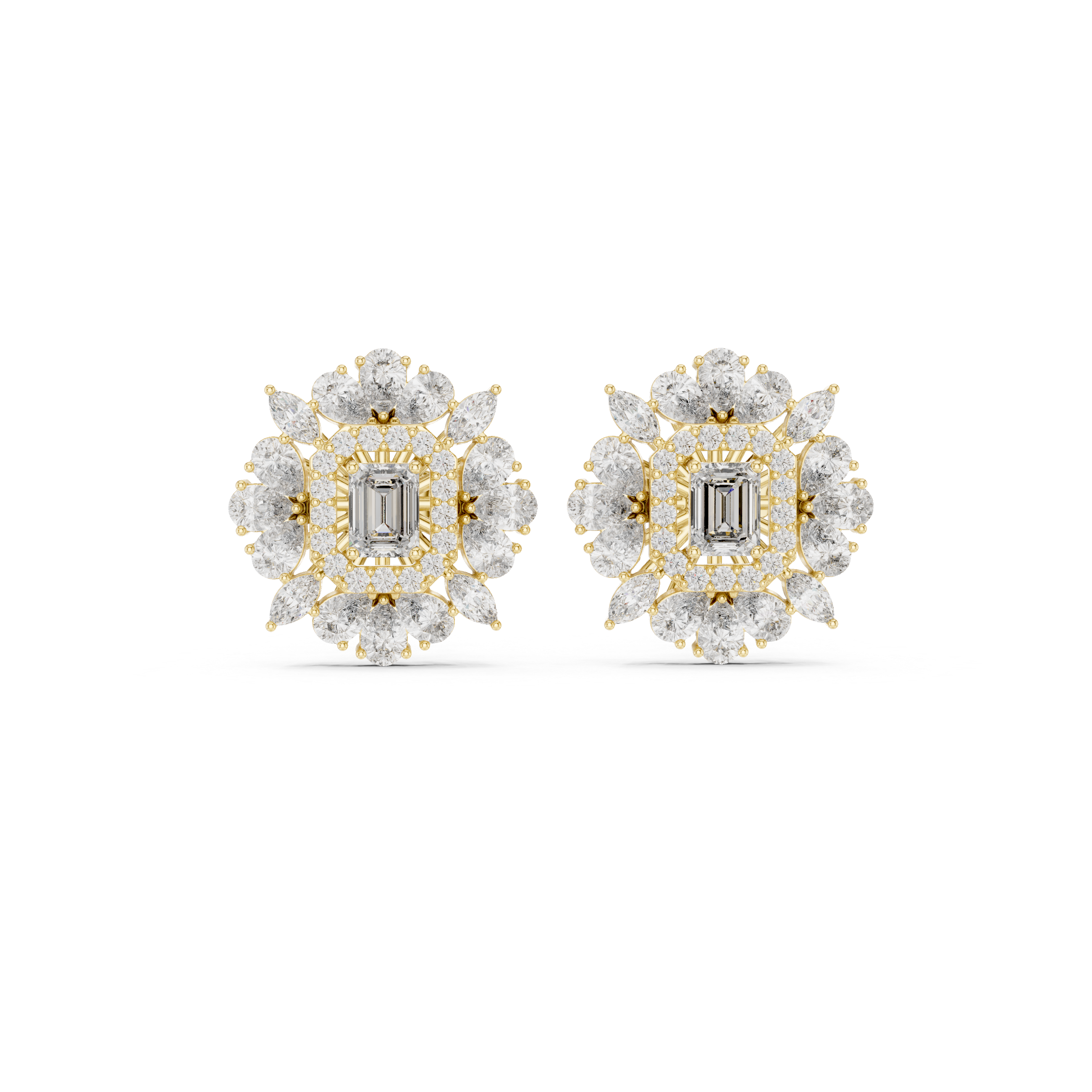 Exquisite Mixed-Cut Diamond Bracelets