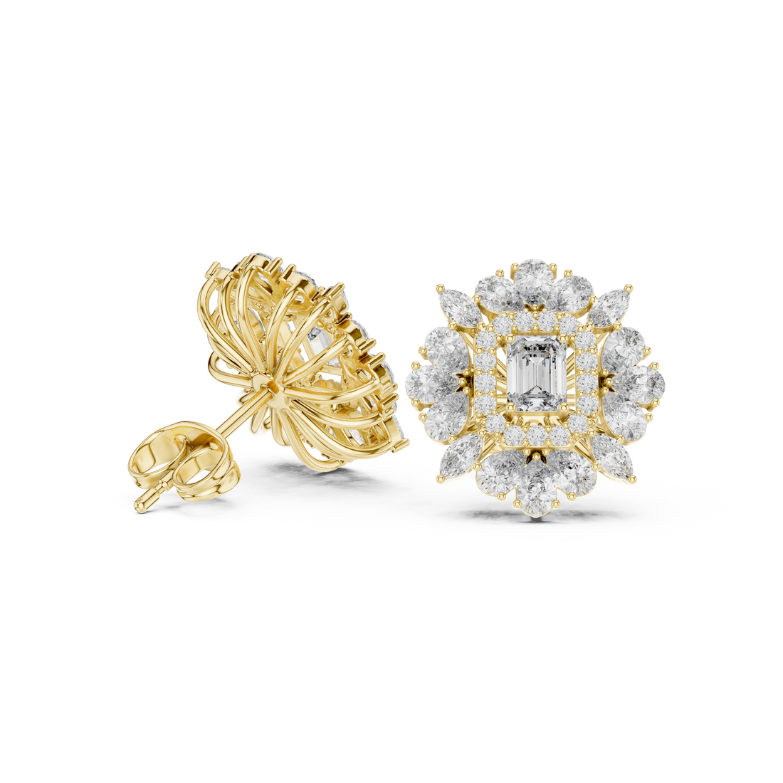 Exquisite Mixed-Cut Diamond Bracelets