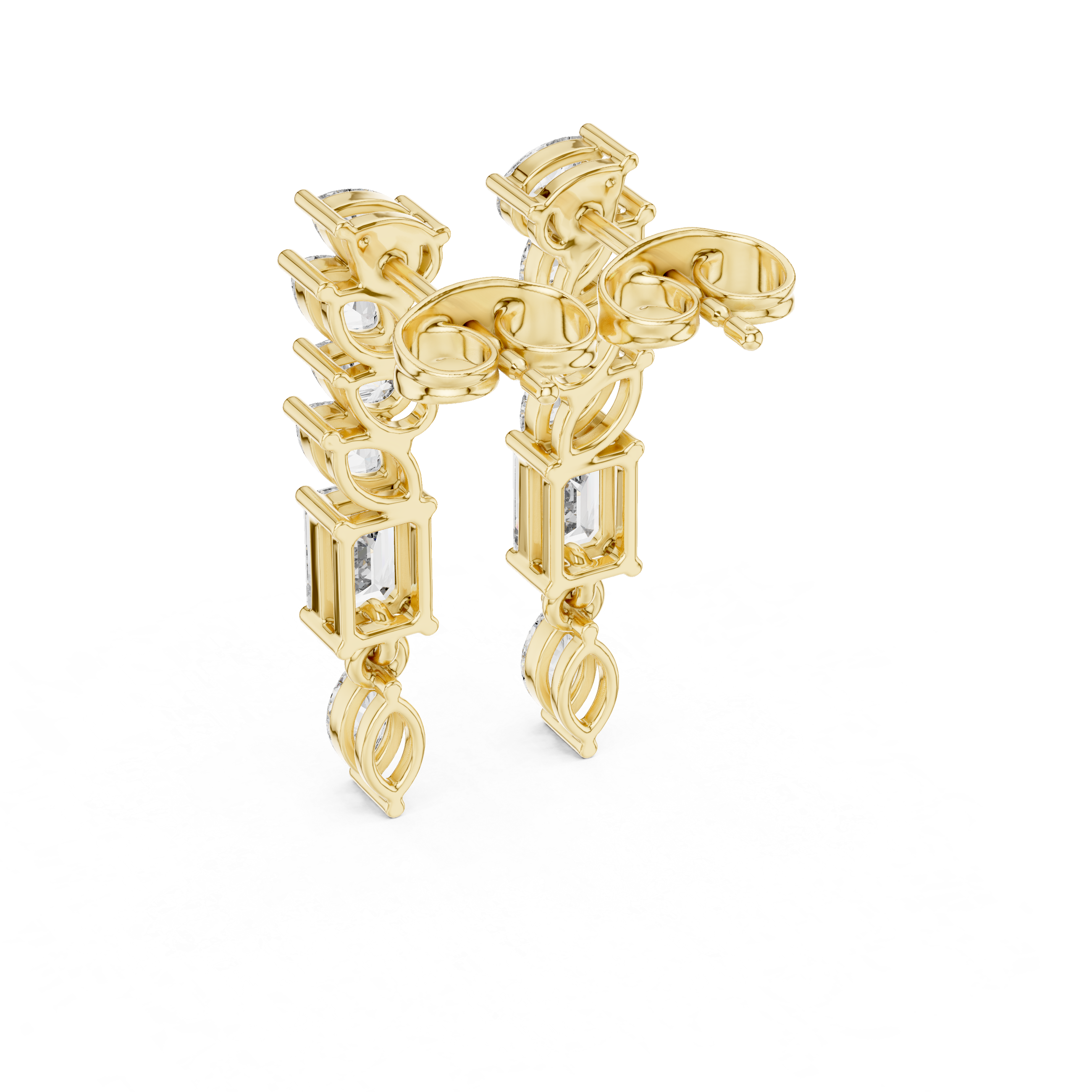 Marquise Pear 1.6ct Lab Grown Diamond Earring