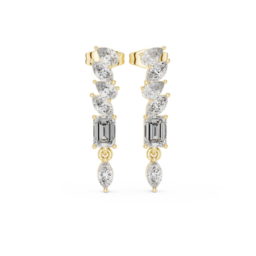 Marquise Pear 1.6ct Lab Grown Diamond Earring