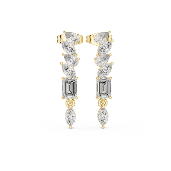 Marquise Pear 1.6ct Lab Grown Diamond Earring