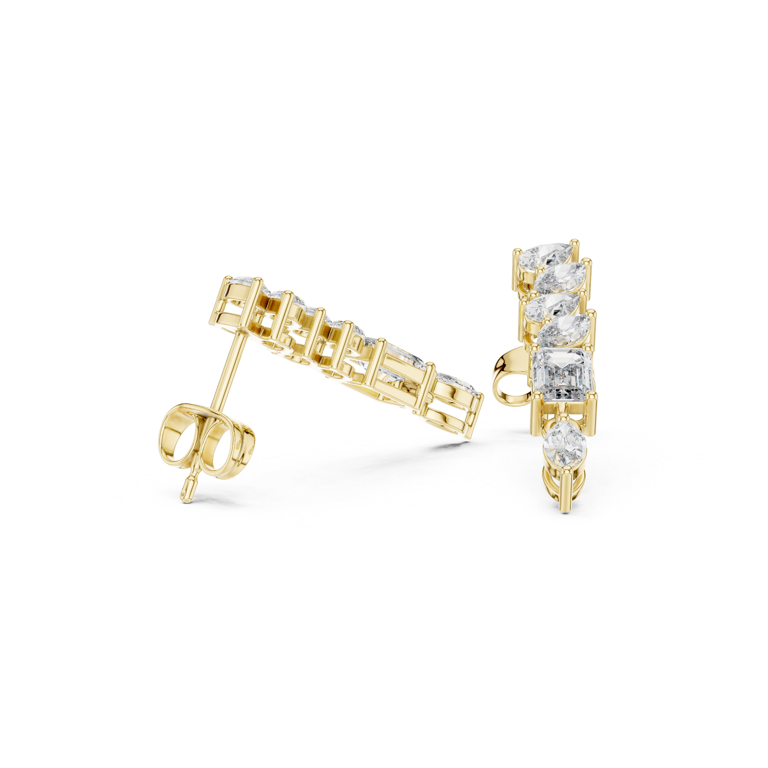 Marquise Pear 1.6ct Lab Grown Diamond Earring