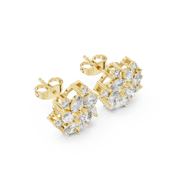 Luminous 1.94ct Marquise Lab Grown Diamond Earring