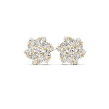 Luminous 1.94ct Marquise Lab Grown Diamond Earring