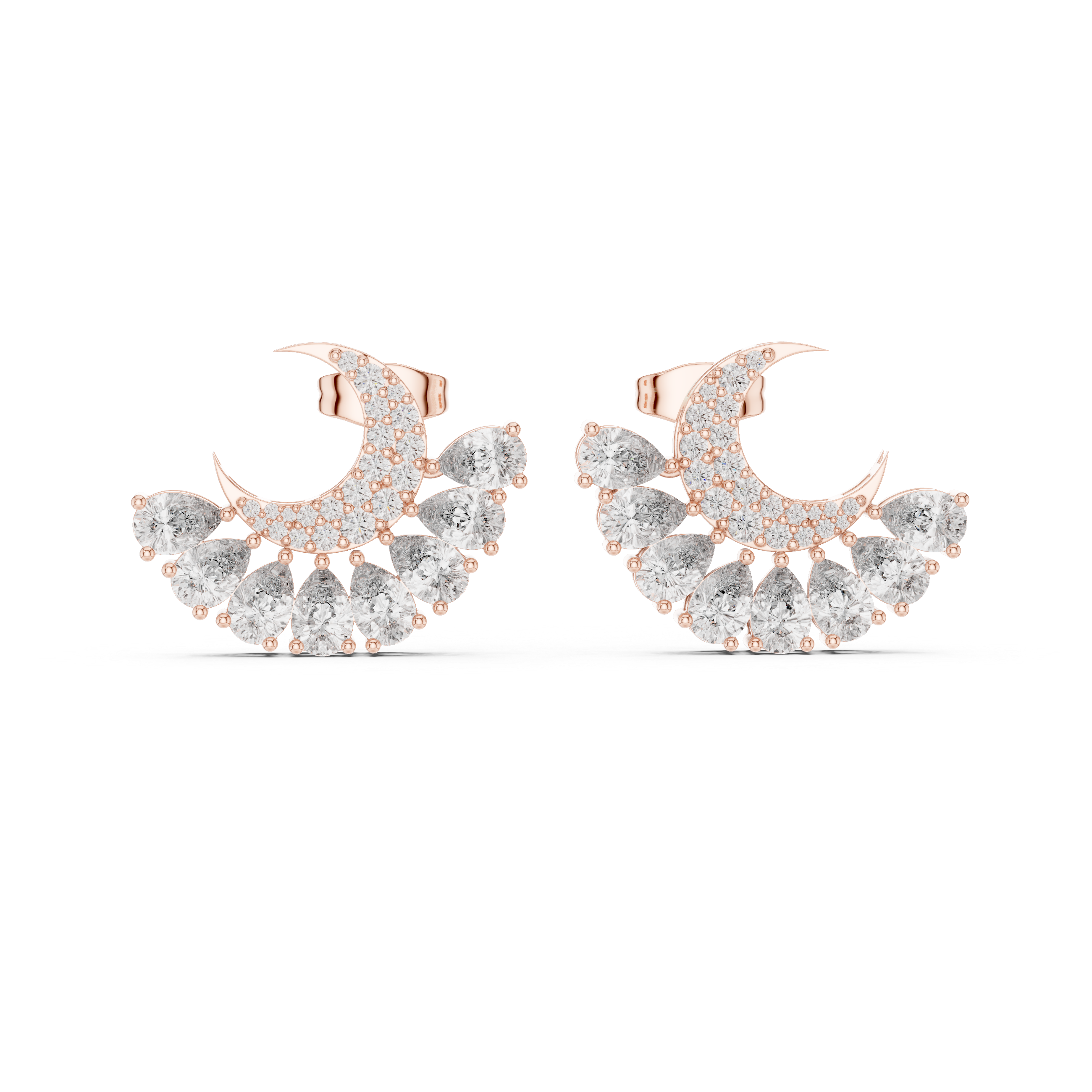 Luminous Pear 2.644ct Lab Grown Diamond Earring