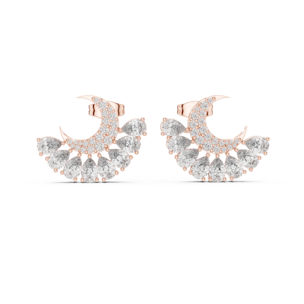 Luminous Pear 2.644ct Lab Grown Diamond Earring