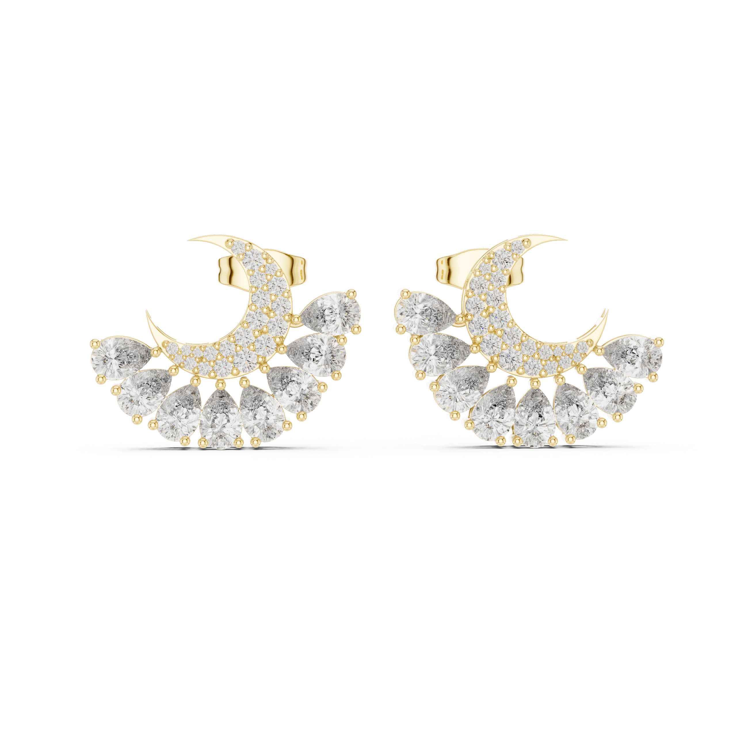 Luminous Pear 2.644ct Lab Grown Diamond Earring