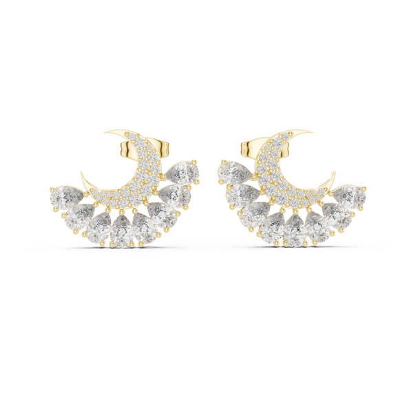 Luminous Pear 2.644ct Lab Grown Diamond Earring