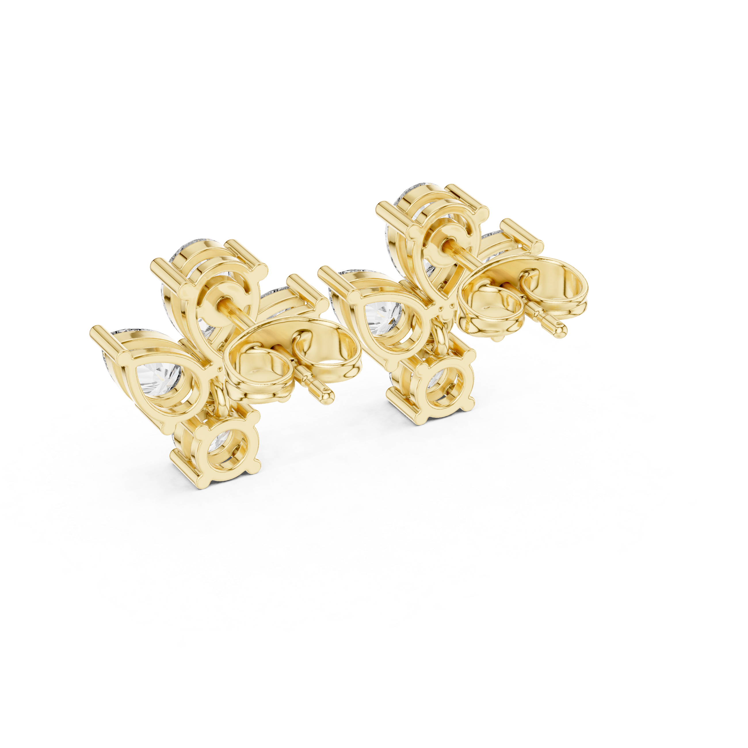 Elegant Pear 1.92ct Lab Grown Diamond Earring