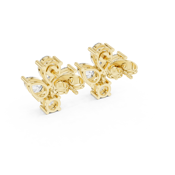 Elegant Pear 1.92ct Lab Grown Diamond Earring